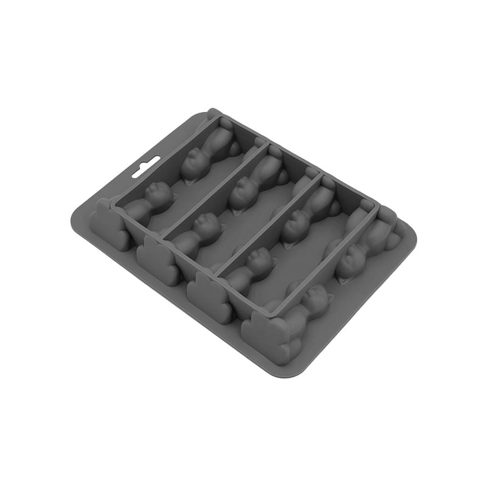1pc 3D cat ice cube mold, easy to release silicone ice hockey machine, suitable for cold drinks, whiskey, and cocktails, BPA fre