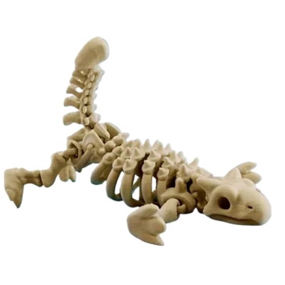 1pc 3D printed skeletal Ankylosaurus dinosaur with movable joints