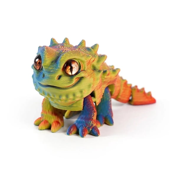 1pc 3d Printed Multi-jointed Movable Siamese Cat New Best-selling Figurine Model Simulation Animal Toy Small Gift Desktop Decoration