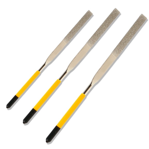 1pc/3pcs Flat Files 140/160/180mm 150 Grit Diamond Needle Finishing Tool Multi-function Hand File Metal Wood Grinding Tools - ABOVE SIZE ALL 3PCS