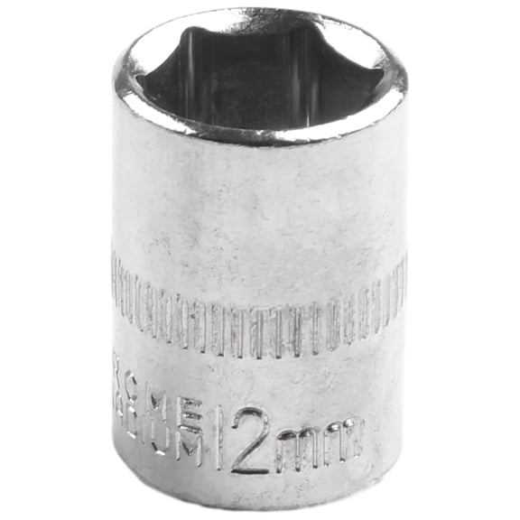 1pc 4-14mm Metric Hex Socket Wrench for Ratchet Drive, Chrome Vanadium Steel