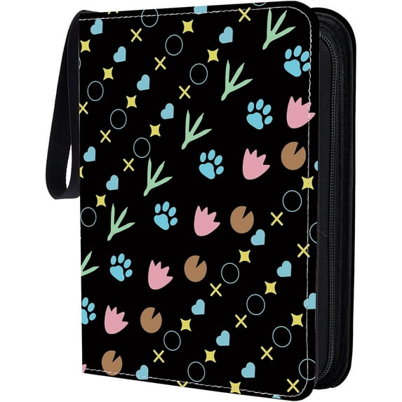 1pc 400 Pockets Photocard Blinder Album A5 Trading Card 50 pages Binder Holder Photo PU Leather Cards Snapshots Organizer Collect Book Individual with Handle Zipper Gift for Women Family