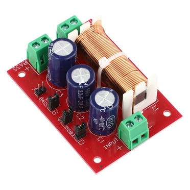 1pc 400W 2 Way Audio Adjustment Bass Speaker Crossover Filter Frequency Divider