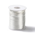 thumbnail image 1 of 1pc 45M Polyester Cord Satin Rattail Cord for DIY Chinese Knot Making White 1.5mm about 49.21 Yards(45m)/pc, 1 of 3