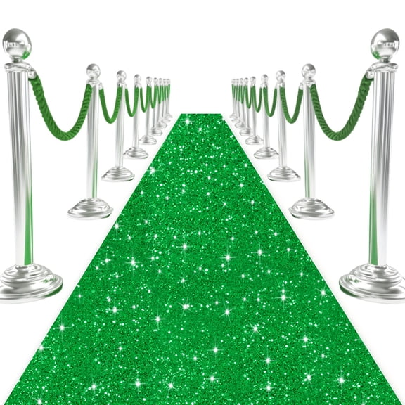 1pc 4x20FT Carpet Runner For Party Wedding Aisle Runners Sequin Aisle Runner For Wedding Ceremony Glitter Aisle Runner Rug Outdoor Carpet Runner For Wedding Bridal Shower Party Decoration