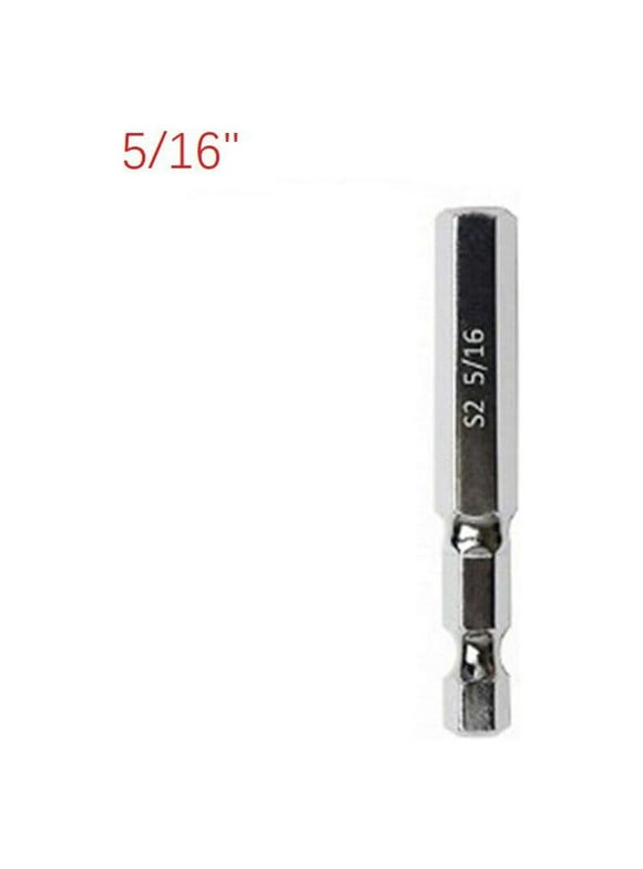 1pc 5/64—5/16inch Imperial Hex Screwdriver Bit Wrench Drill Bit Magnet Tip 50mm
