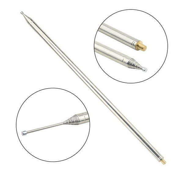 1pc 5.6M/18.4FT GP Telescopic Antenna For Ham Radio Users To DIY Shortwave Antenna Stainless Steel Pull Rod Telescopic Antenna