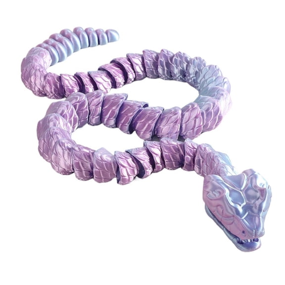 1pc 53cm 3D Printed Gradient Little Snake Creative Simulation Model Figurine For Home Accessories Gift Living Room Decoration