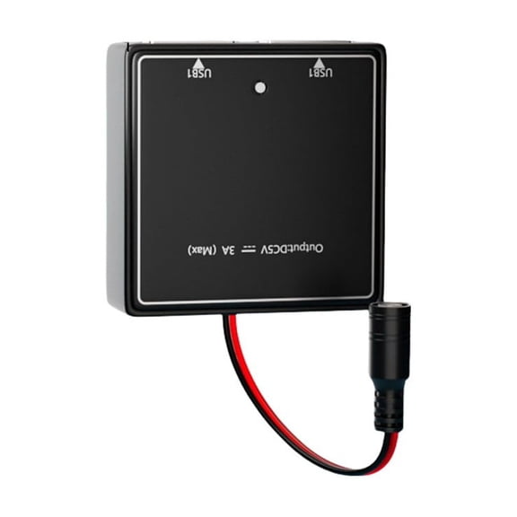 1pc 5V 3A Solar Panel Mobile Power Supply Dual USB Charging Voltage Regulator Charger Power Bank For Smartphones Tablets