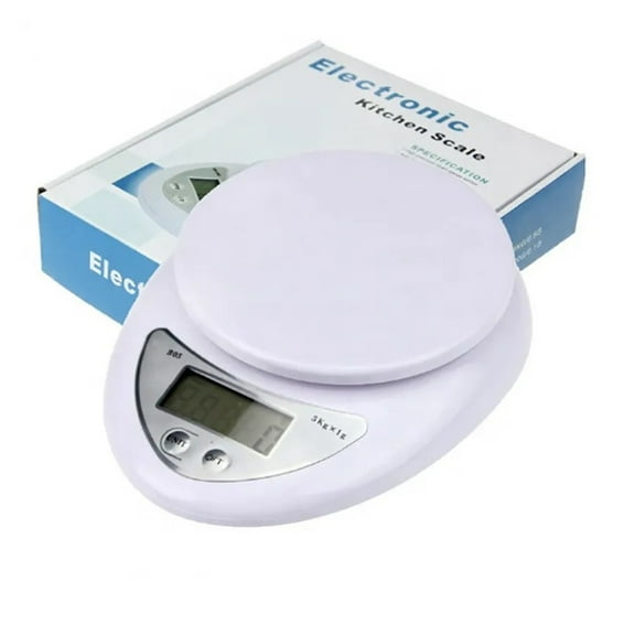 1pc 5kg LED Portable Digital Scale Scales Food Balance Measuring Weight Kitchen Electronic Scales Small Scale Weighing In Gs ,Simple Operation