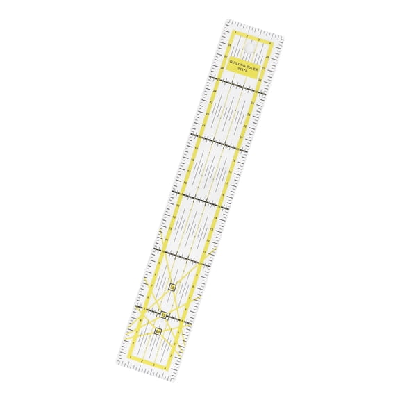 1pc 5x30cm Yellow Acrylic Quilting Ruler for Fabric Cutting and Sewing DIY Crafts