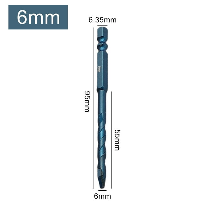 1pc 612mm Drill Bits Carbide Drilling for Wall Glass Wood Metal Tiles