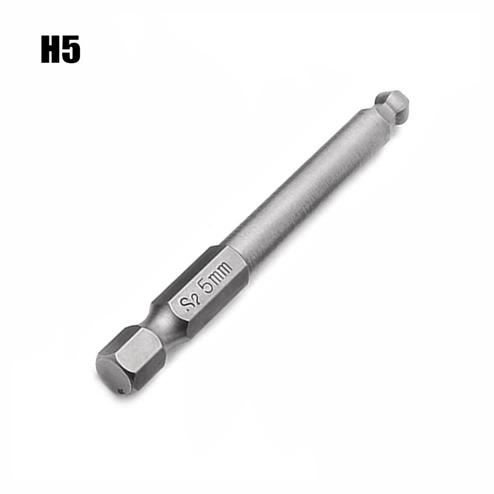1pc 65mm Ball End Hexagon Head Hex Screwdriver Bits Drill