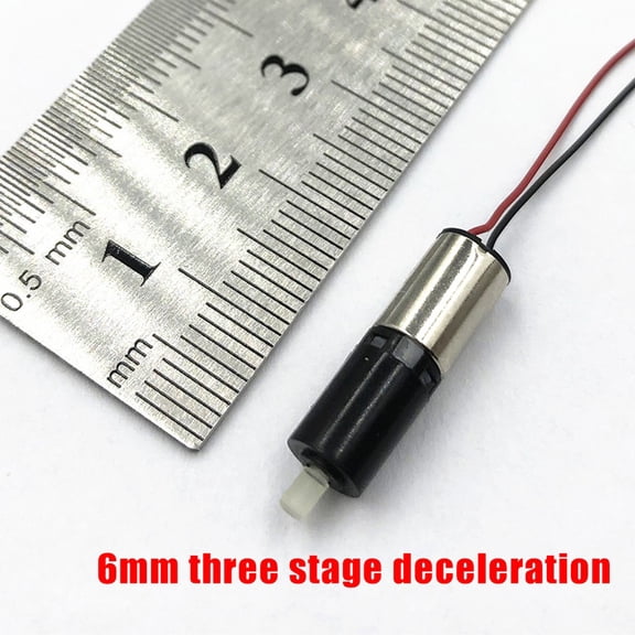1pc 6mm Planetary Reduction Motor DC 3V 1200RPM Coreless Gearbox High Transmission For DIY Robot Car