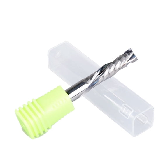 1pc 6x25mm Up Down Cut Two Flutes Spiral Carbide Mill Tool Cutters for CNC Router Compression Wood End Mill Cutter Bits