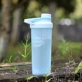 thumbnail image 1 of 1pc 700Ml/24Oz Protein Shaker Bottle, Portable Leak-Proof Shaker Smoothie Cup, Suitable for Gym Fitness And Exercise, Easy to Clean, 1 of 10
