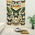 thumbnail image 1 of 1pc 75x100cm Butterfly Print Tapestry,Wall Hanging Polyester Fiber Square Decorative Tapestry for Living Room Bedroom Decoration (Butterfly 1), 1 of 7