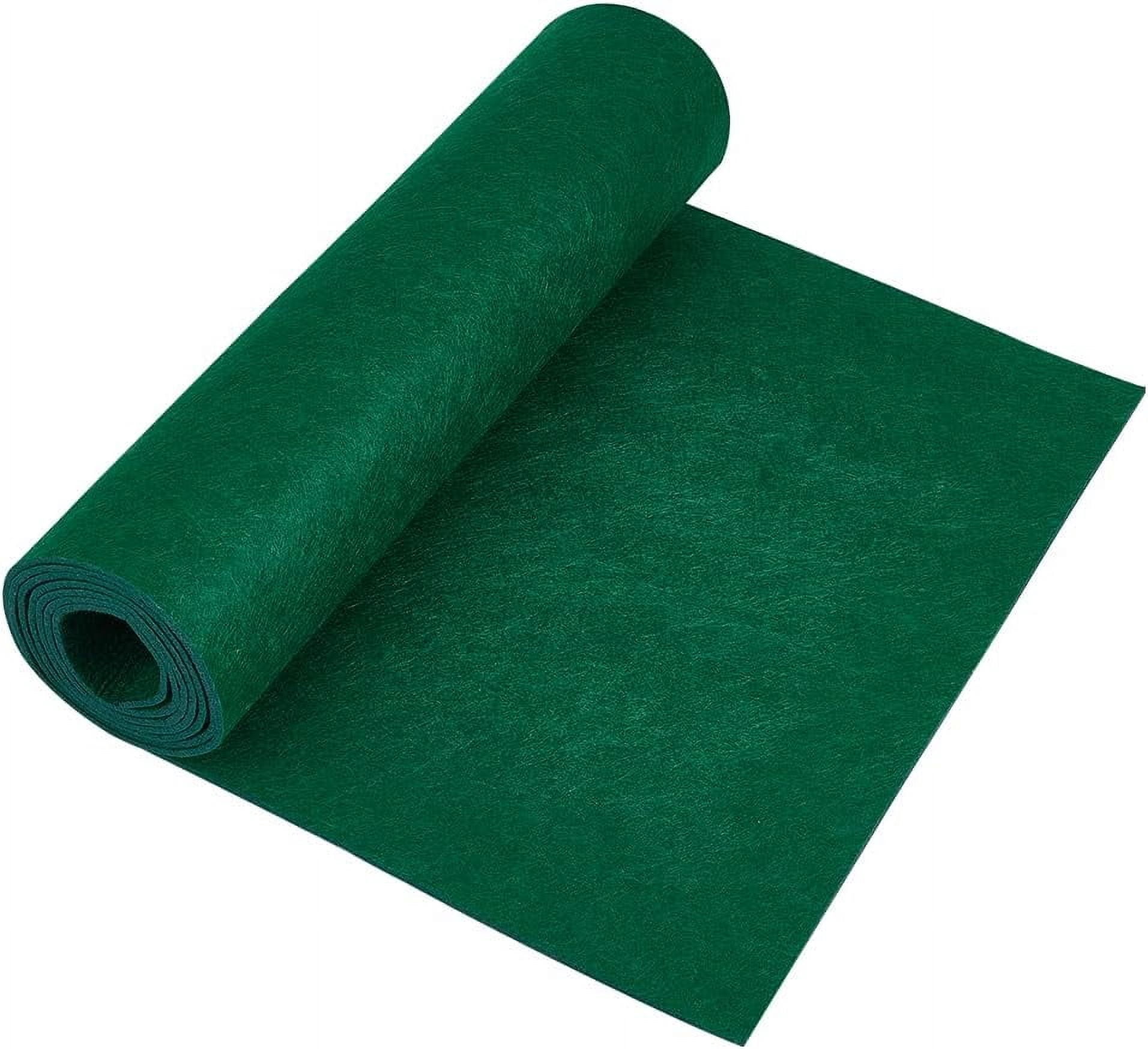 1pc 78.7x15.7inch Felt Roll Green Craft Felt Fabric 3mm Thick Nonwoven Felt Roll for DIY Arts & Crafts Patchwork Sewing Deocoration