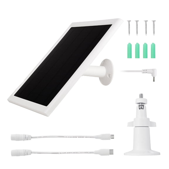 1pc 8W Photovoltaic Panel for Camera Arrangements DIRECT CURRENT Port Connection Permanent Substance Encompassed