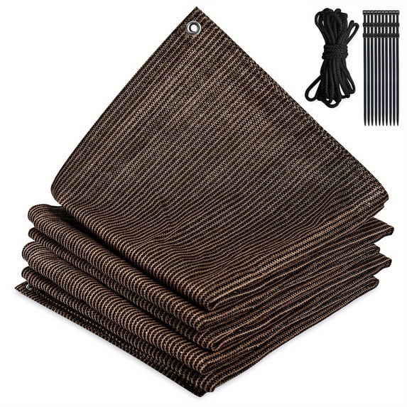 1pc 90% Sun Shade Cloth with Reinforced Grommets, UV Protection ...