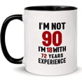 thumbnail image 1 of 1pc, 90th Birthday Gifts For Women Men, 90 Year Old Birthday Gifts For Women, 90th Birthday Gift Ideas, Gifts For 90 Year Old Woman Man, 90 Yr Old Birthday, 90th Birthday Cups For Grandma Grandpa 11OZ, 1 of 9