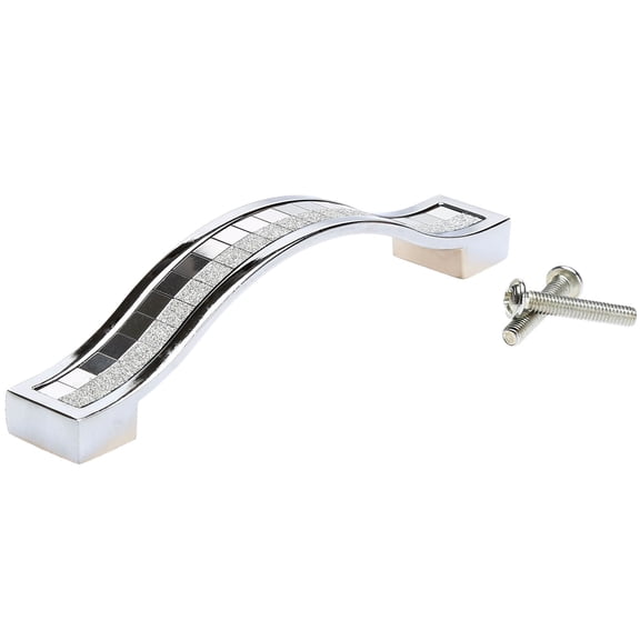 1pc 96/128/160mm Furniture Handle Diamond Crystal Alloy Cabinet Handle and Knob Cupboard Kitchen Wardrobe Drawer Pull Handle