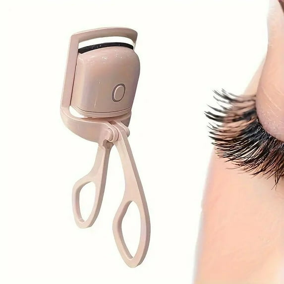 1pc ABS Electric Eyelash Curler Modern Home Beauty Tool Durable Roll Eyelash Clip Rosado