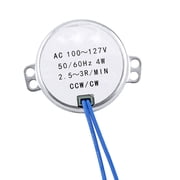 1pc AC 100-127V 4W Synchronous Motor 50/60Hz CCW/CW Geared