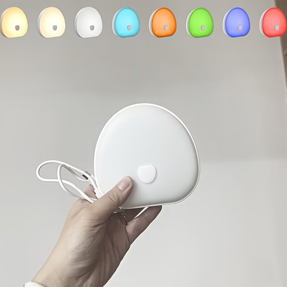 1pc AMILL Sleep Sound Machine & Night Light with White Noise, Soothing Sounds, - Portable Bedside Lamp, Timer, Memory Function, Touch/Stepless-LED Night Light1pc