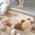 thumbnail image 1 of 1pc Abstract Geometric Pattern Absorbent Non-Slip Bathroom Thickened Flannel Rug Decor,Soft,Quick Drying,Suitable For Indoor/outdoor Use,Bathrooms,Bedrooms,Kitchens,Terrace,Laundry Rooms,16"x24", 1 of 9