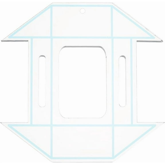 1pc Acrylic Bookbinding Supplies Clear 157x158x4.5mm