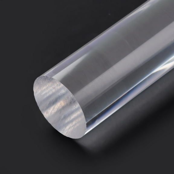 1pc Acrylic Rolling Pin Solid Round Tube Clay Roller Polymer Clay Tool Clear 19.5x2cm