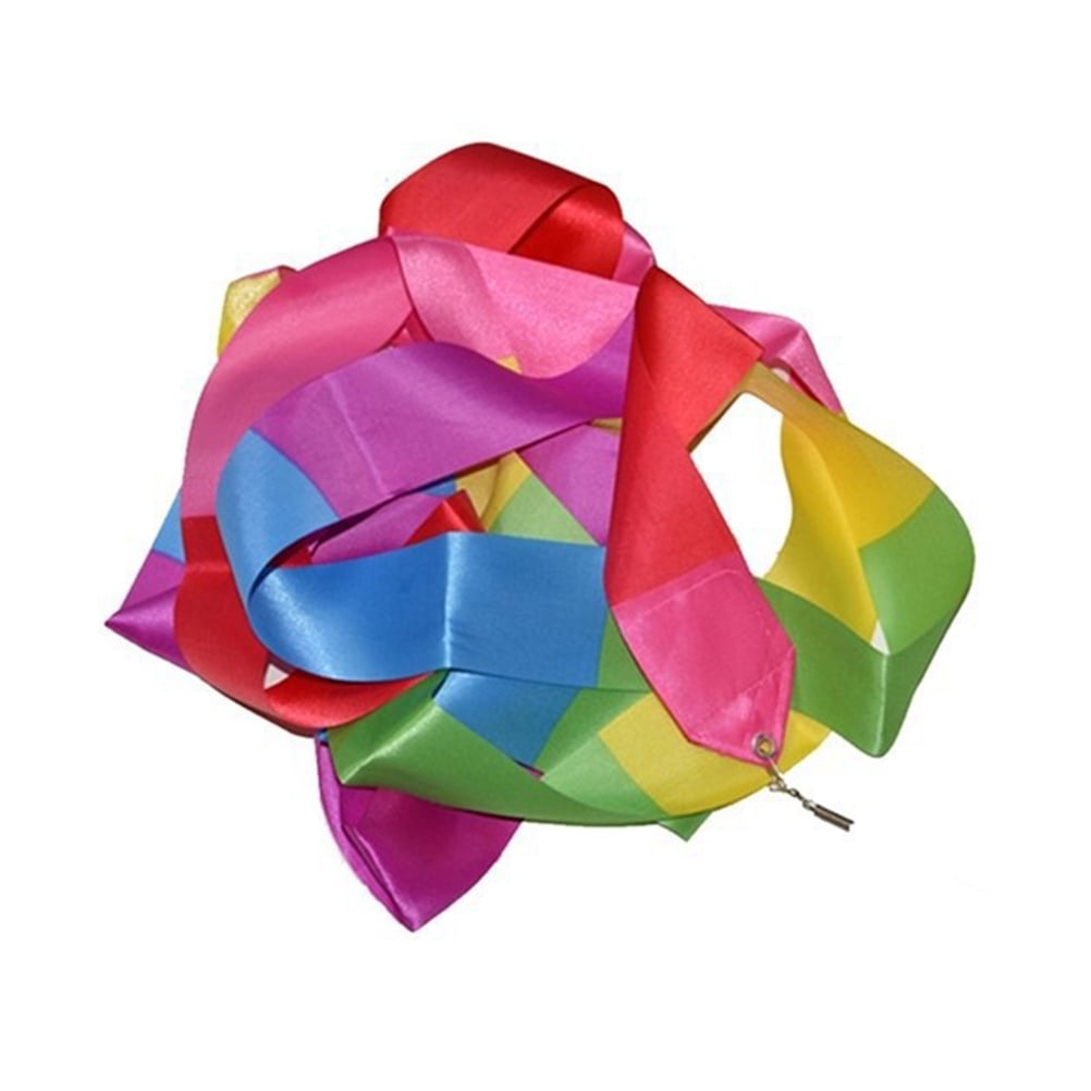1pc Adjustable Rhythmic Art Gymnastics Ribbon with Stick Children Dancing Streamers Riband