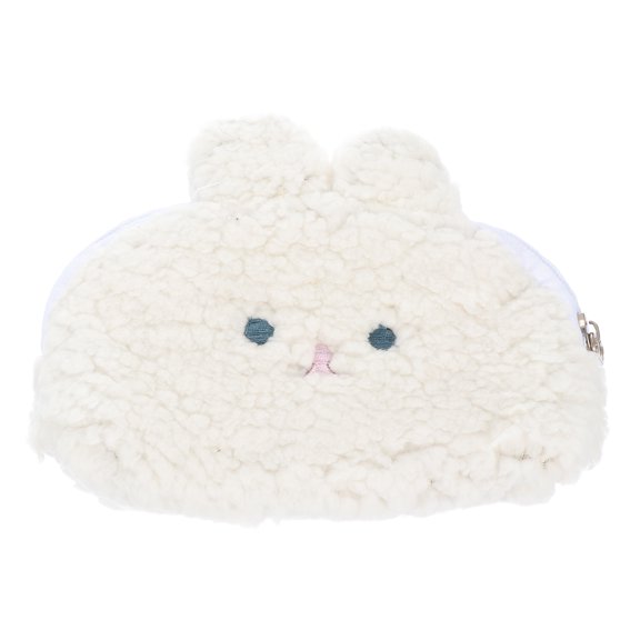 1pc Adorable Rabbit Purse Cotton Change Storage Bag Lovely Lipstick Bag