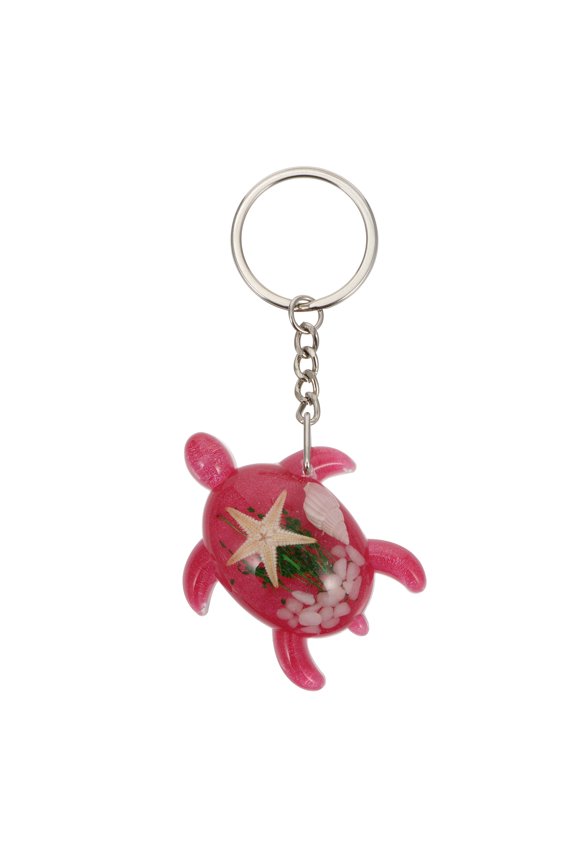 1pc Adorable Turtle Bag Keys Resin Hanging Pendant Lovely Decorative Key Chain