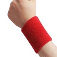 1pc Adult Cotton and Fiber Wrist Sweat Band Sports Set Gym Sweatband