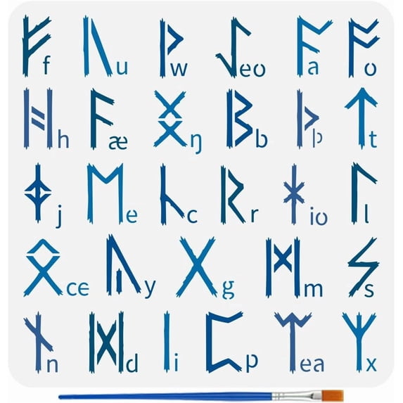 1pc Alphabet Stencil for Painting with Brush 11.8x11.8 Inch Reusable Alphabet English Painting Template for Painting on Wall Wood Furniture DIY Home Decoration White