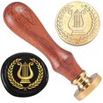 thumbnail image 1 of 1pc Ancient Greek Symbol Wax Sealing Stamp Easter Wax Stamp with Wooden Handle 1" Wax Seal Stamp Kit, 1 of 9