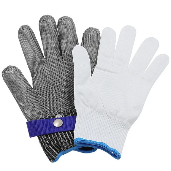 1pc Anti-cut Gloves Safety Cut Proof Stab Resistant Stainless Steel Wire Metal Mesh Butcher Protect Meat Cut-Resistant Working Glove ,More Durable