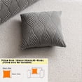 thumbnail image 1 of 1pc Art Leaf Jacquard Sofa Cover - One-Piece Full Coverage Stretch Sofa Protector with Elastic Jacquard, Non-Slip Pet-Friendly Design for Sectional Sofas,Modern Home Decor (Includes Bonus Pillowcase), 1 of 1