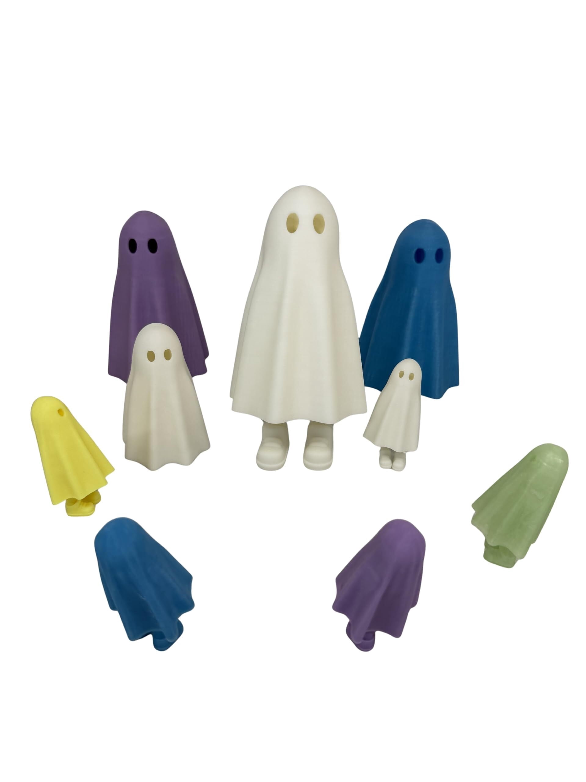 1pc Articulated Ghost Figurines with Legs | Exclusive Glow in the Dark ...