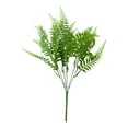 thumbnail image 1 of 1pc Artificial Ferns For Outdoor, Imitation Plants For Indoor Green Plant Stems And Leaves Shrub Branches Fake Ferns Plastic, Faux Persian Fern Decor, 1 of 6