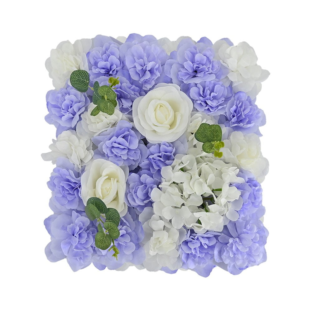 Pc Artificial Flowers Wall Panel Hydrangea Peony Flower Backdrop Faux