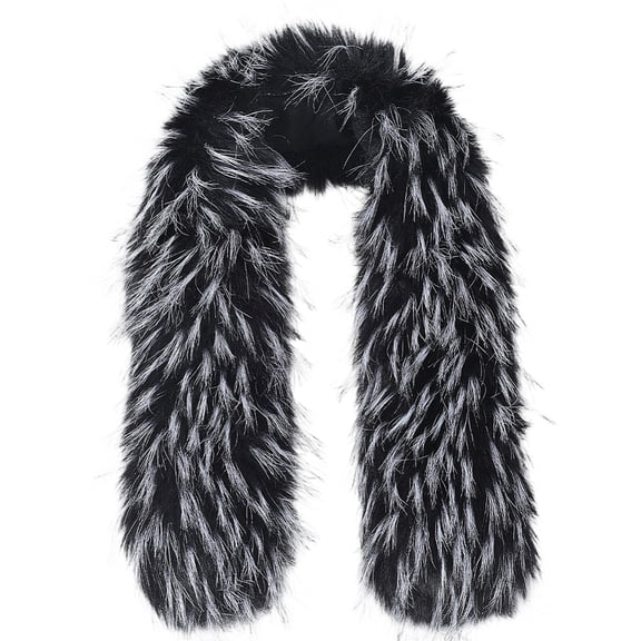 1pc Artificial Fur Chenille Stick Trim for Sewing Craft Decor Black 810x120x55mm