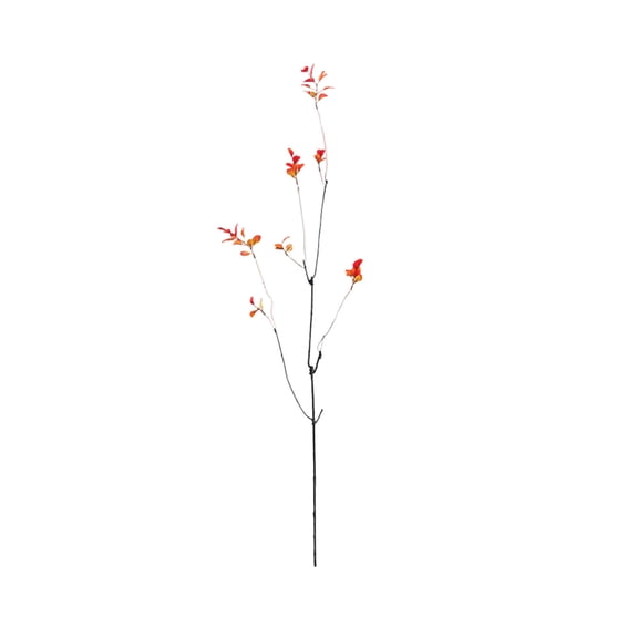 1pc Artificial Persimmon Fruit Stems Faux Branches with Persimmons Simulation Orange Persimmons Fake Persimmon Fall Plants for Party Home Kitchen Decor Cabinet Wreath Display, C