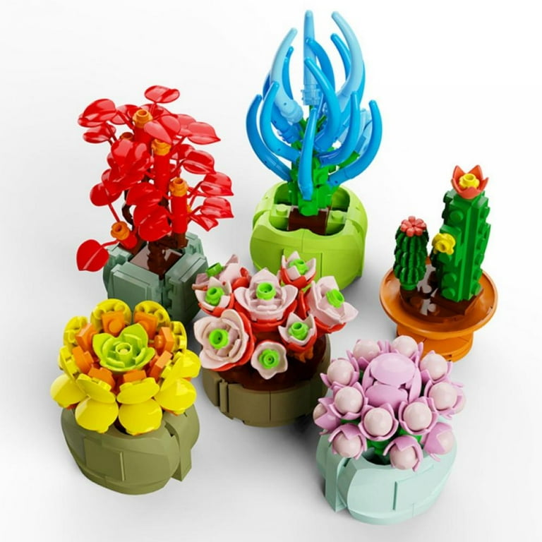 Mini Artificial Succulent Flower Plastic Container Garden Fake Plant Home Decor Mini Artificial Succulent Flower Plastic Container Garden Fake Plant Home Decor