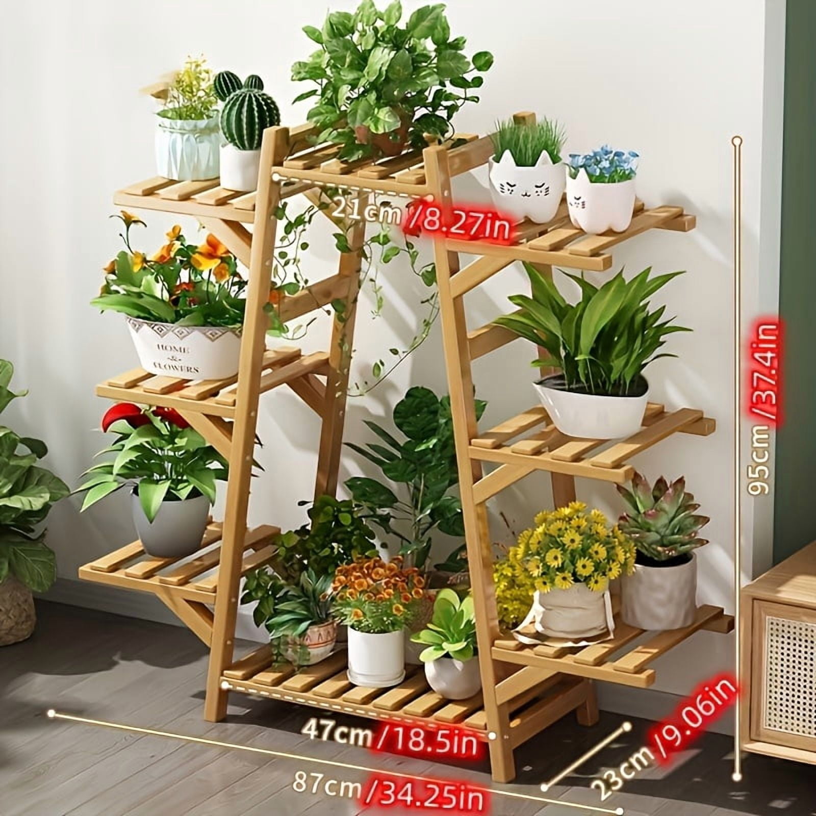 1pc Balcony Flower Rack Storage Rack Indoor Succulent Climbing Flower ...
