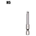 thumbnail image 1 of 1pc Ball End Hex Screwdriver Bit Metric Hex Bit 50mm Long Magnetic Driver Bit, 1 of 7