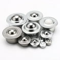 thumbnail image 1 of 1pc Ball Small flat round bull's-eye Ball Transfer Bearing Unit Conveyor Roller Wheels Small Flat Round Eye Wheel Conveying Ball, 1 of 7