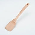 thumbnail image 1 of 1pc Bamboo Anti-Slip Cooking Utensils Kitchen Tool Bamboo Spatula Spoon, 1 of 6